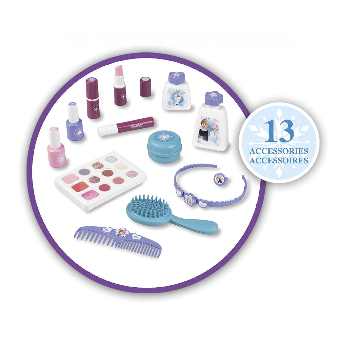 Kinder Make-up Set Smoby FROZEN BEAUTY SUITCASE Multicolour